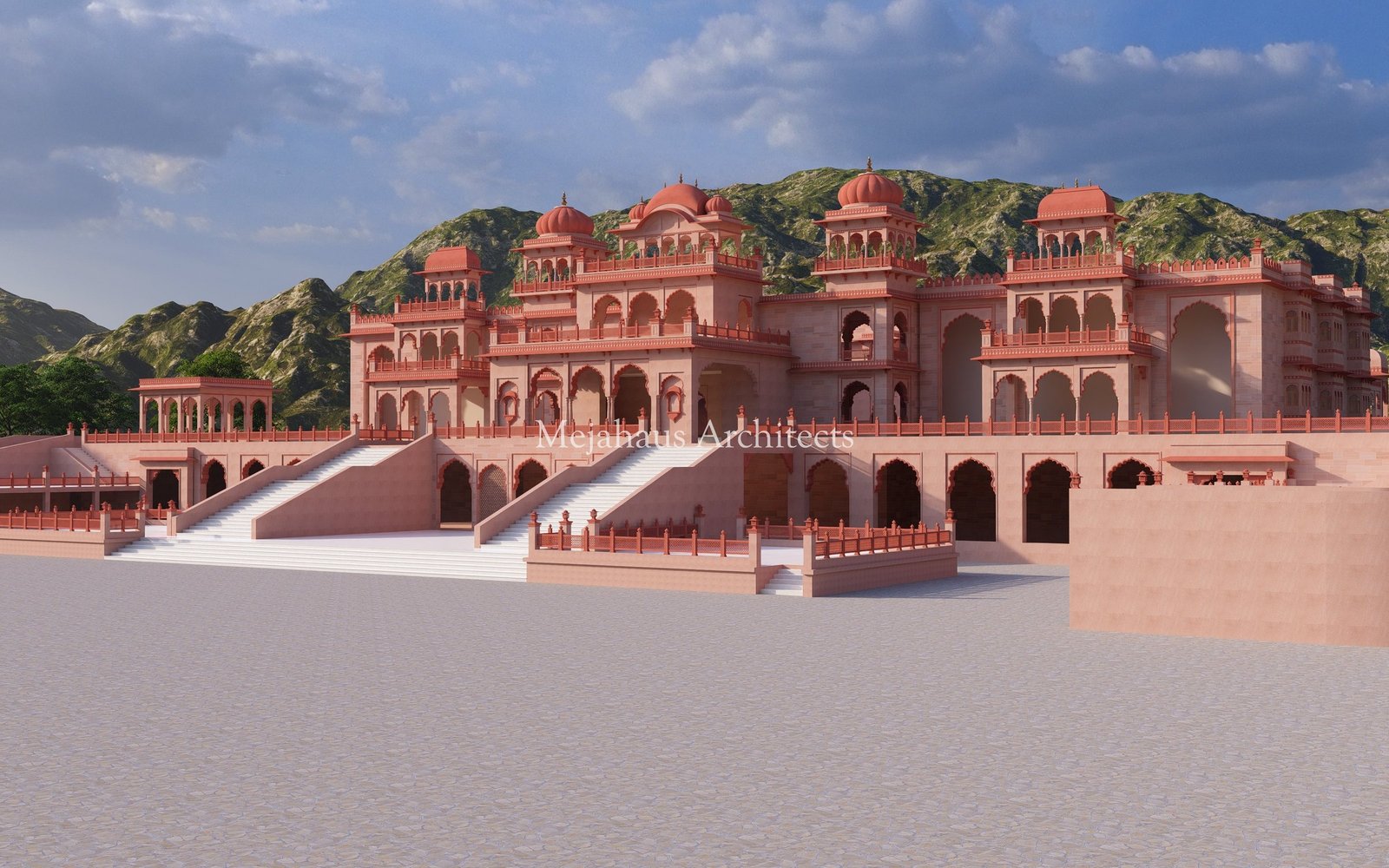 A restored heritage palace