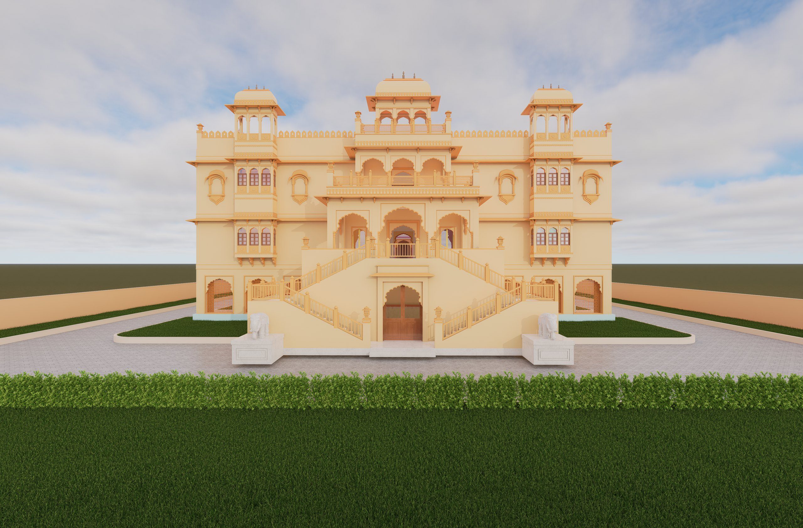 Ivory Chhatri Haveli — heritage haveli design with chhatris, Udaipur
