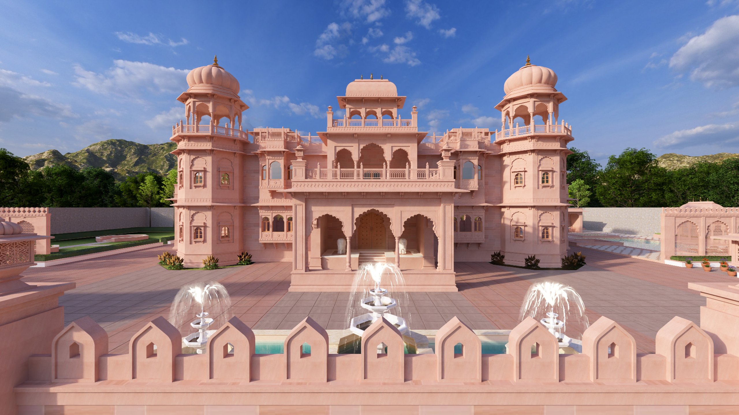 Padmini Resort & Spa — heritage resort architecture, Nathdwara