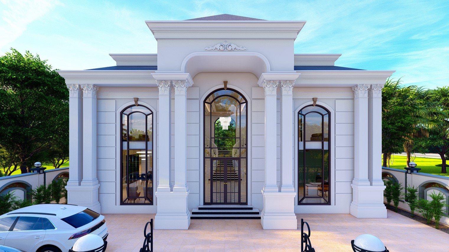 Villa Aravalli — classical luxury villa design, Udaipur